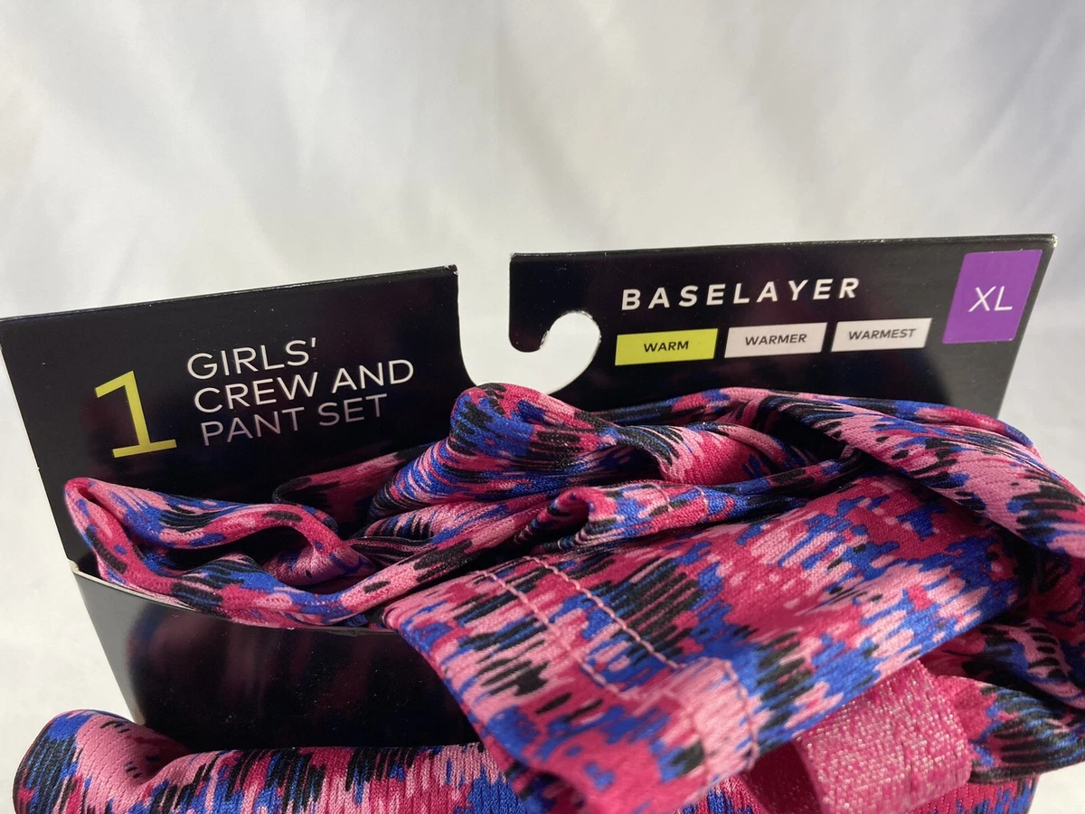 Champion Girls Base Layer Pant Set Long Johns Warm Under Clothing XL 18 20