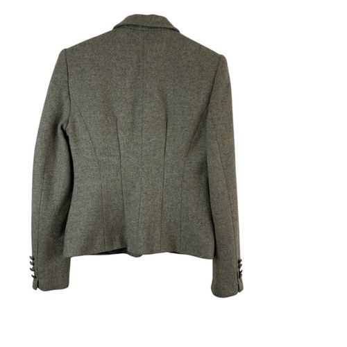 Ralph Lauren Herringbone Equestrian Tailored Norfolk Jacket Sz 4 100% Lambs Wool - Picture 18 of 21