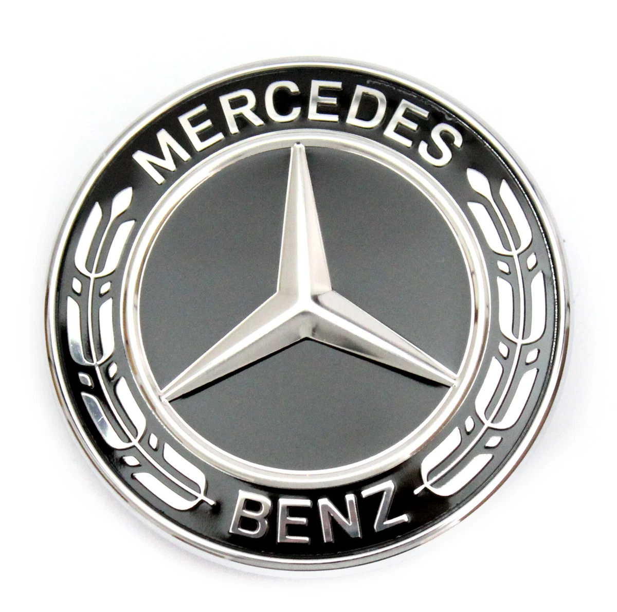 Mercedes Stern Emblem schwarz Stoßstange Motorhaube W177 A-Klasse 