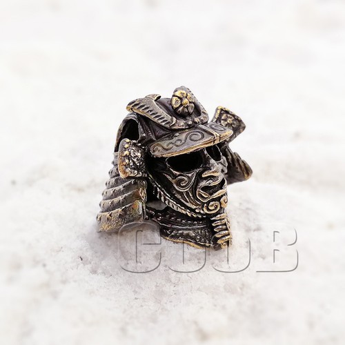 Perlen Perlen Charm Anhänger SAMURAI NINJA RONIN für Paracord Messer Schlüsselband Armband - Bild 22 von 38
