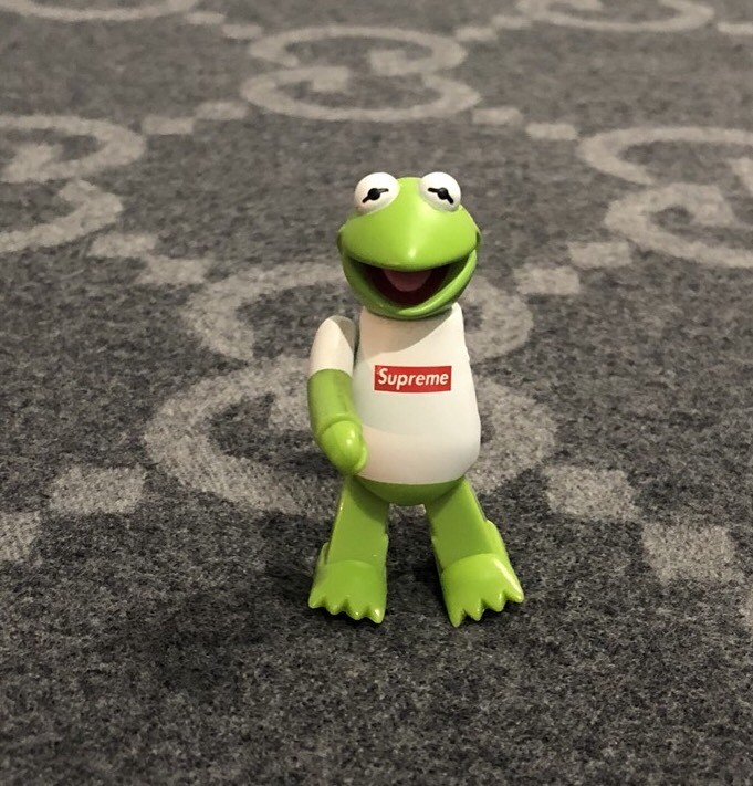 100% AUTH 2008 SUPREME x KUBRICK KERMIT FROG BOX LOGO MUPPETS MEDICOM KUBRICK 100% AUTH 2008 SUPREME x KUBRICK KERMIT FROG BOX LOGO MUPPETS MEDICOM KUBRICK