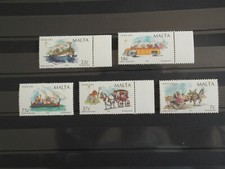 MALTA STAMPS 2002 - CHRISTMAS - SET OF FIVE - MINT NEVER HINGED C