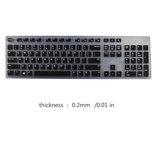 Thin Desktop Silicone Keyboards Cover Skin Protectors for KB216 KM636 3277 - Bild 8 von 14