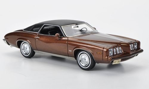 Neo 1 43 Pontiac Grand Am , metallic-brown matt-black 2-Door , 1973 Neo 1 43 Pontiac Grand Am , metallic-brown matt-black 2-Door , 1973