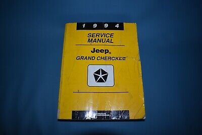 1994 Jeep Grand Cherokee Service Shop Repair Manual Factory OEM | eBay