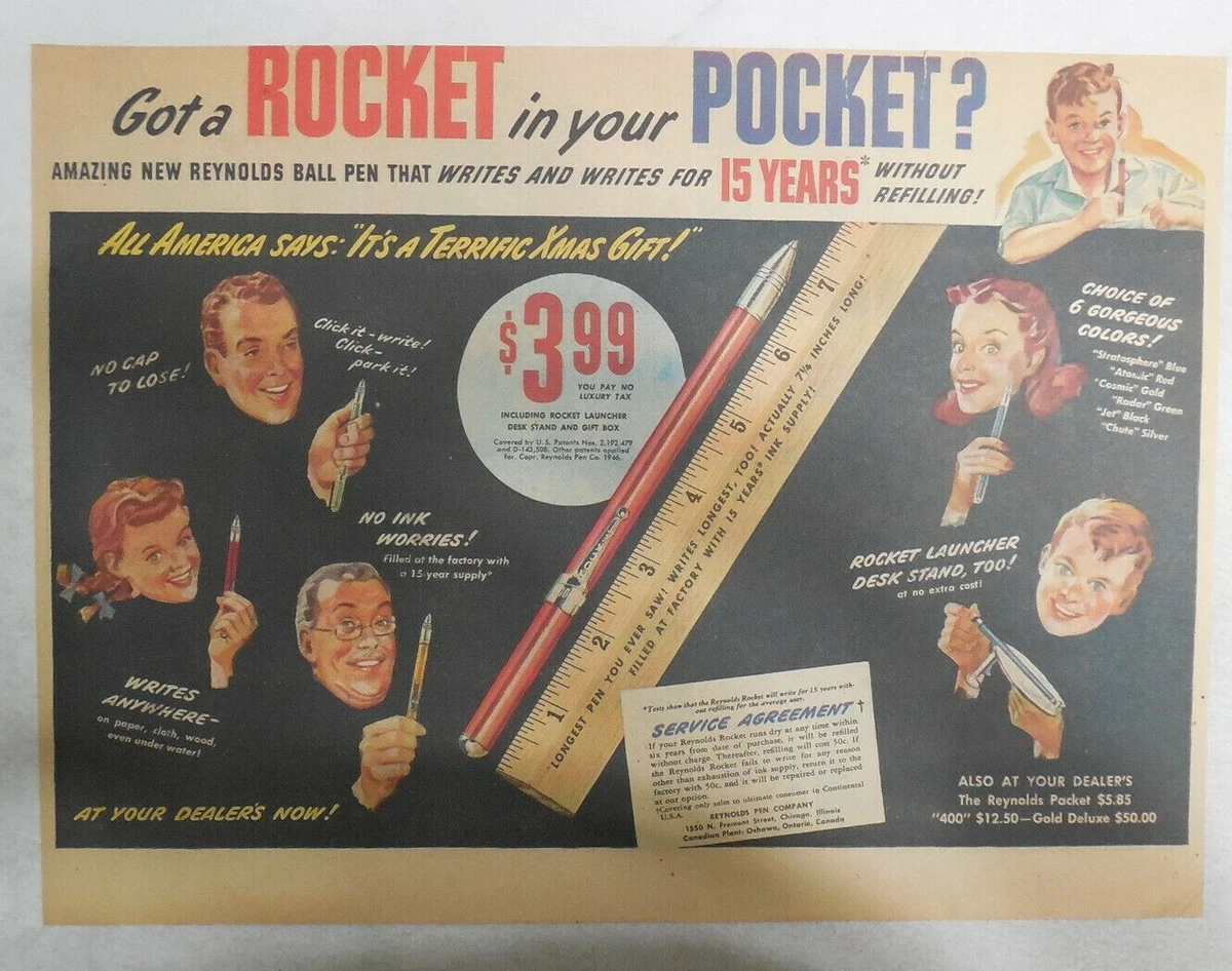 Reynolds pen old advertisement deals