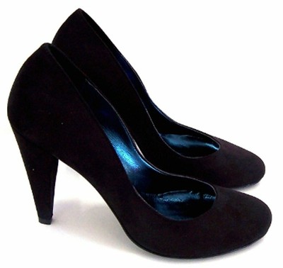 SCARPE DECOLLETE punta tonda decolte nero TAGLIA 40 | eBay