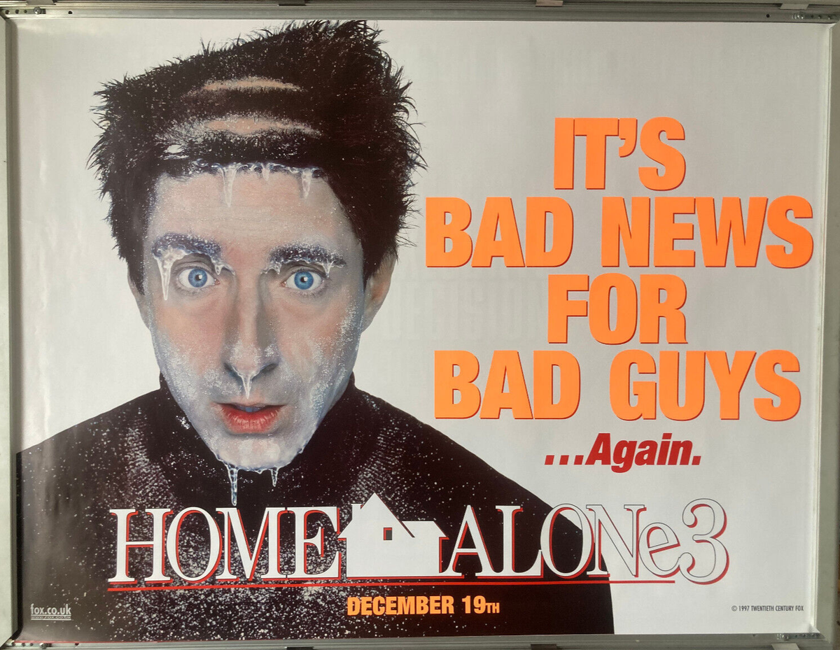 Cinema Poster: HOME ALONE 3 1997 (Bad3 Quad) Alex D. Linz Olek