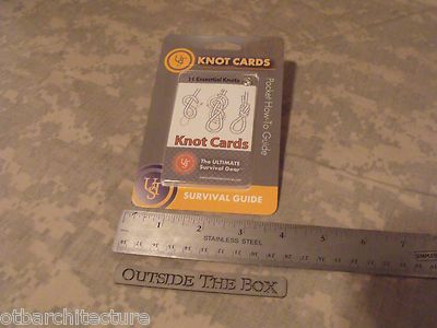 Ultimate Survival Technologies: Knot Cards, Pocket How-To Guide, 11 Knots UST