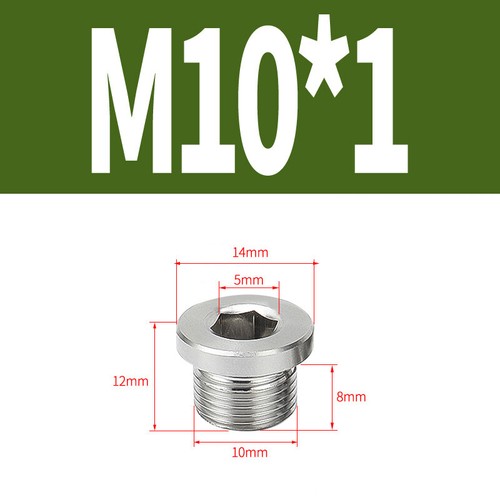 DIN 908 Edelstahl Verschlussschraube V2A A2 Metrisch / Gasgewinde Blindstopfen - Bild 15 von 38