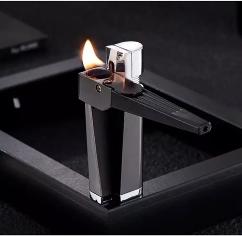 Portable Pipe Lighter Versatile Foldable Multi Purpose Metal Lighter Bowl Silver - Picture 3 of 9