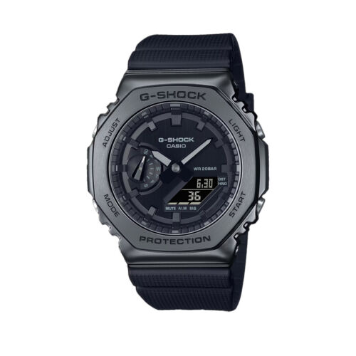 G-Shock "GM2100BB-1A" (czarny) Sportowy cyfrowy zegarek analogowy - Zdjęcie 1 z 1