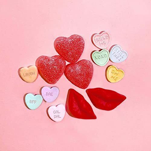 Brach's Cinnamon Jelly Hearts Valentine's Day Candy, Classic Gummy Candy