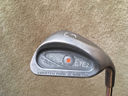 Ping Eye 2 Orange Dot Irons 5-PW, SW (No 9 Iron) ZZ Lite Stiff Flex Steel -3/4” - Picture 8 of 8