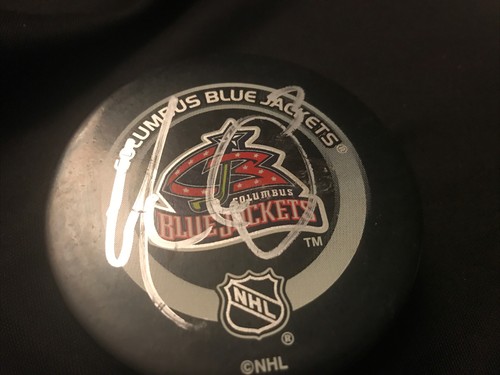 GAME PUCK - 2000-2001 COLUMBUS BLUE JACKETS NHL INAUGURAL OFFICIAL - Signed - Picture 5 of 5