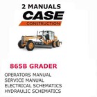 CASE 865B GRADER HANDBUCH BEDIENER SERVICE REPARATUR WERKSTATT PDF