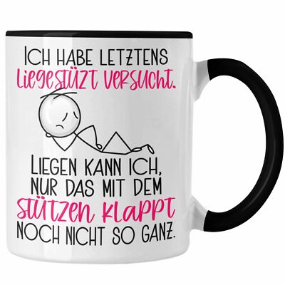 Trendation - Witziger Spruch Tasse Geschenkidee für Frauen Ich Habe Letztens Lie