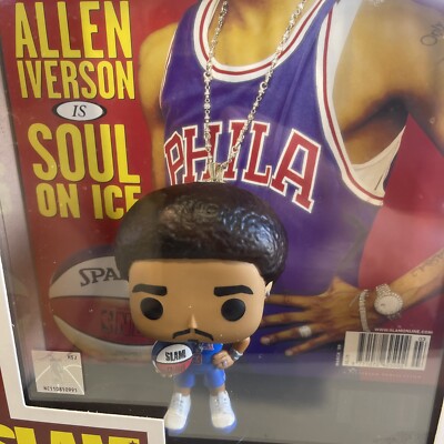 FUNKO POP! NBA COVER: SLAM- Allen Iverson [New Toy] Vinyl Figure