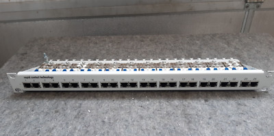 Rapid Contact Technology 19'' Patchpanel / 24-Port / Cat.5e / 1 HE