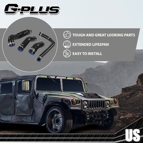 Radiator Hose w/ Clamps Fit For 12339160 12339162 12339159 12340046 Humvee Black - Bild 12 von 12
