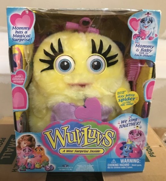Lot De Jouets WUV LUV (Tomy Trendmasters 1999), Version Bleue, Non Fonctionnel, Pour Pièces