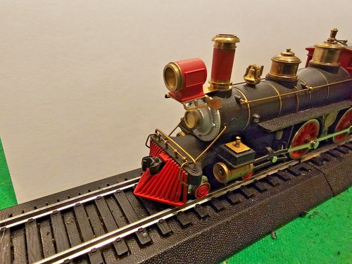 HO Scale IHC / AHM V&TRR Reno 4-4-0 Steam Locomotive & Tender Restored - Picture 6 of 9