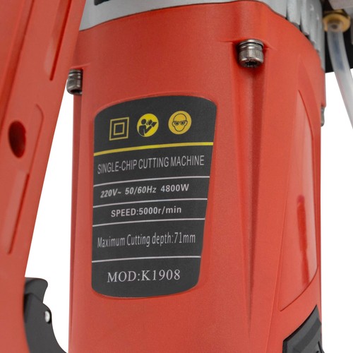4800W Electric Concrete Saw, Slotting Machine Concrete Cutting Machine 5000r/min - Picture 13 of 23
