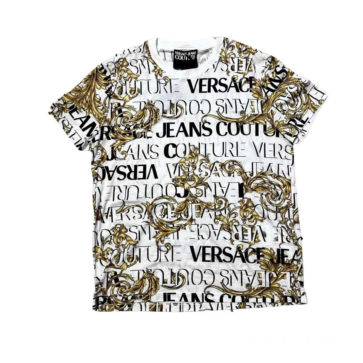 Versace jeans sweatshirt with yellow baroque print cheap
