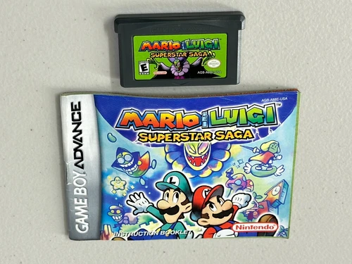 Mario & Luigi: Superstar Saga w/Booklet (Nintendo Game Boy Advance) Authentic
