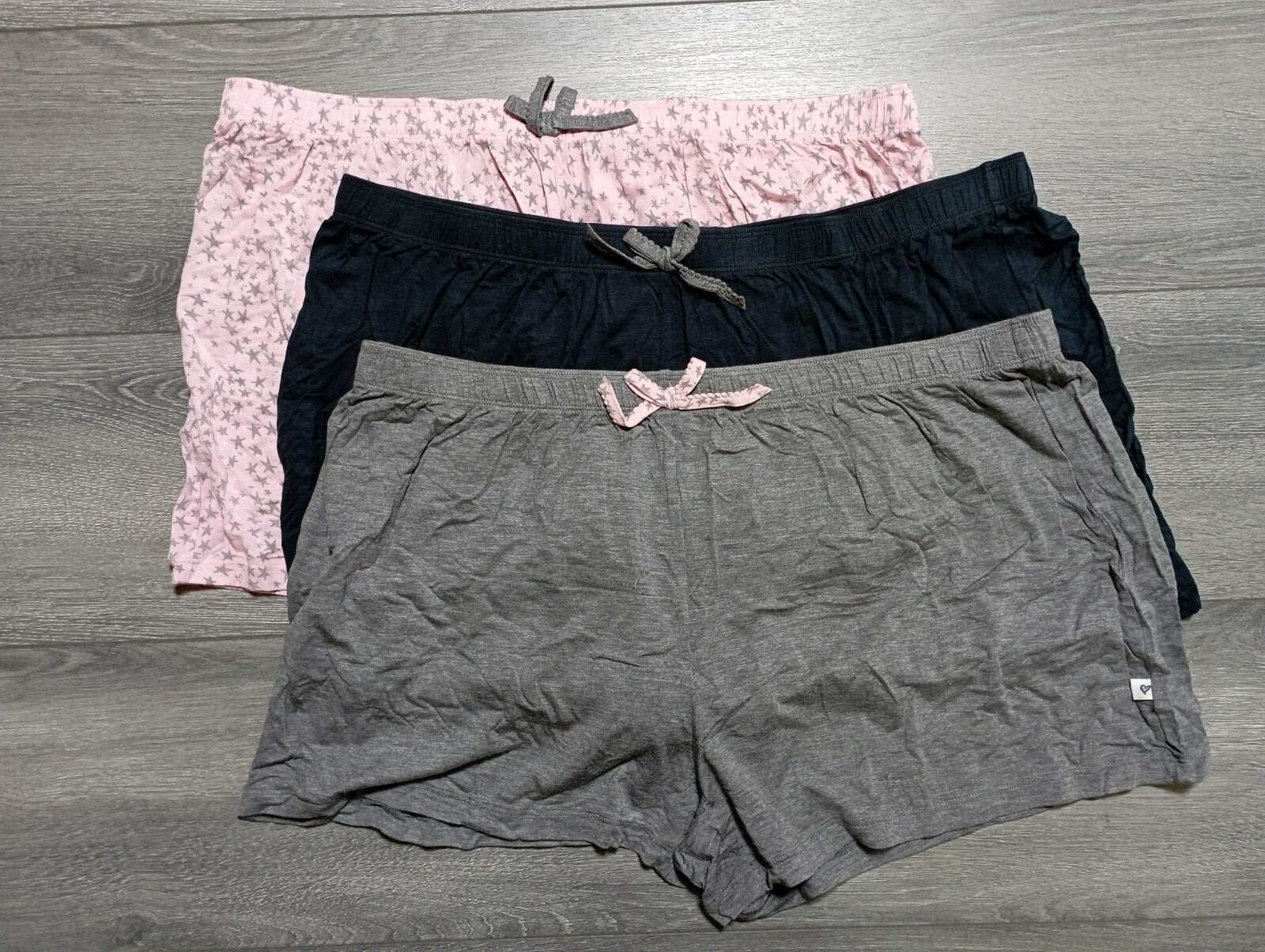 Jane and Bleecker Sleep Shorts Adult XL *3 Pack* Lounge Womens eBay