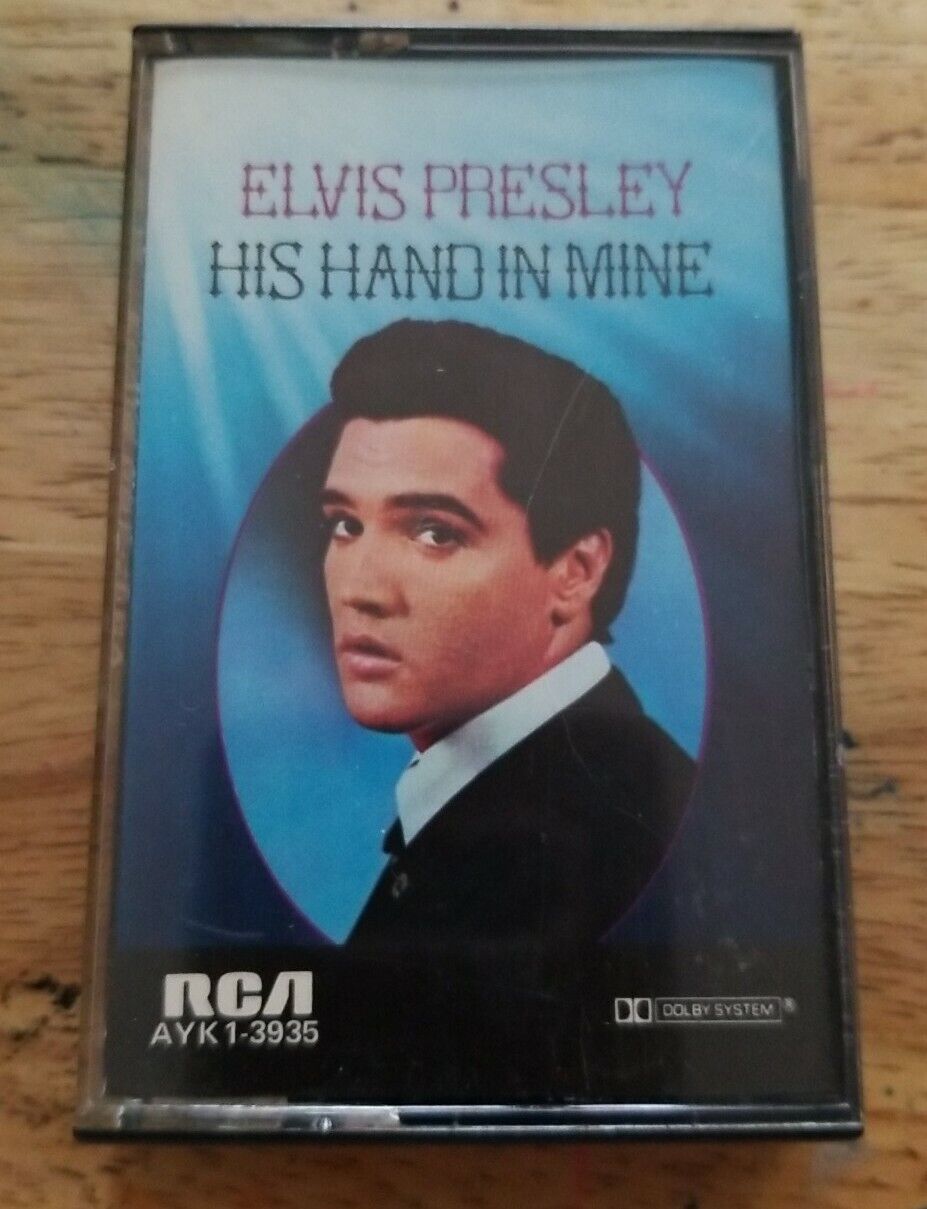 Elvis Presley His Hand In Mine Cassette Tape 1961 RCA Pre-Owned 