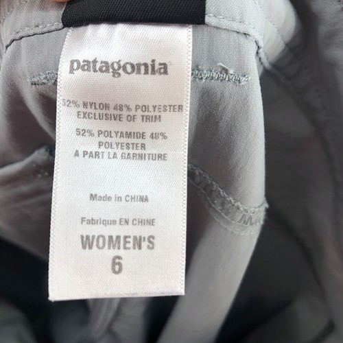 Pantalone Patagonia donna 6 grigio tasca cargo Capri outdoor escursionismo gamba larga attivo* - Foto 11 di 13