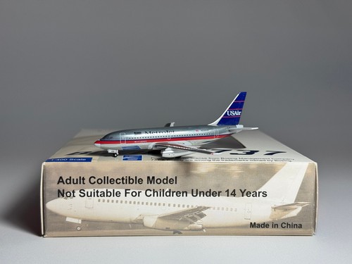 Aeroclassics 1:400 USAir Boeing 737-200 N232US Metro Jet Polished ACN232US