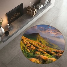 3D Hillside Grass NAO5924 Game Rug Mat Elegant Photo Carpet Mat Fay