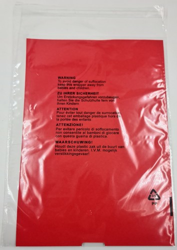 A4 A5 Cello Cellophane Bags with Self Seal strip Safety Info Clear Best Quality - Picture 2 of 6
