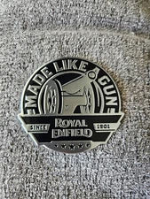 Royal Enfield Aluminum Decal, Emblem Sticker