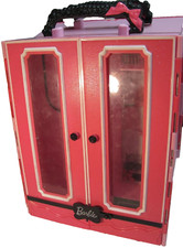 Barbie Fashionista Ultimate Closet Hot Pink Portable Carry Case Storage 2013 