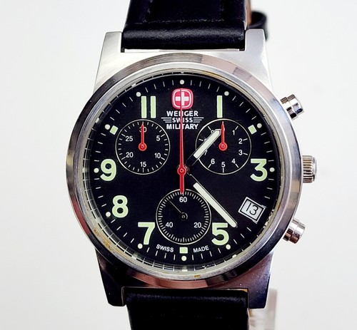 Men's SWISS CHRONOGRAPH Watch WENGER SWISS MILITARY 79110 - Picture 10 of 20