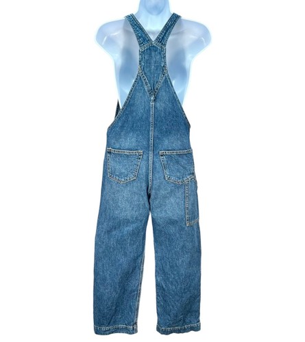 GAP Teen | Size Large | Blue Denim Bib Overalls 100% Cotton - Picture 7 of 10