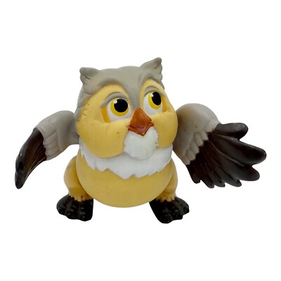 Vintage Disney Bambi Wise Old Owl Jointed PVC Figure Collectible