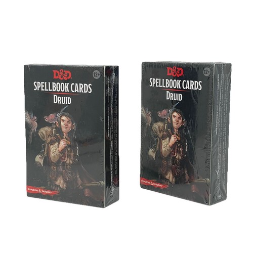 2x Dungeons & Dragons Spellbook Cards Druid Wizards Of The Coast Sealed Yr 2022 - Picture 2 of 6