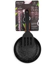 BKLYN Steel Co. Pluto Ceramic Mini Fry Pan & Slotted Turner 2-Pc. Set