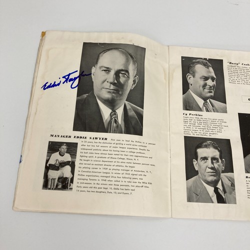 1950 New York Yankees & Philadelphia Phillies Team Signed World Series Program - Picture 7 of 22