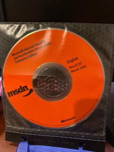 RARE AUTHENTIC & BRAND NEW Microsoft Internet Security/Acceleration Server 2000 - 第 1/3 張圖片