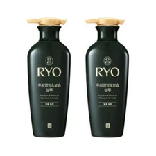 Ryo Nutrition & Moisture Shampoo for Scalp Fermented Green Tea 400ml*2Pcs