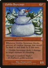 1 x Goblin Snowman - Time Spiral - Time Shifted - LP - Magic The Gathering - MTG