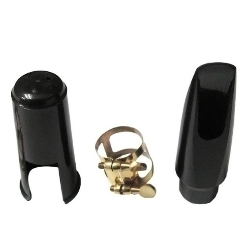 High Quality Mouthpiece for Alto Saxophone Mouthpiece&Clamp&Cap Brand New - Picture 2 of 6