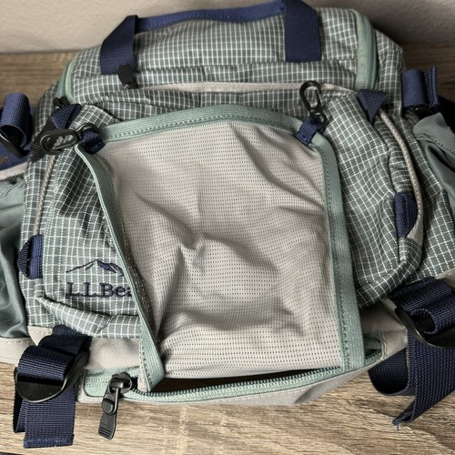 LL Bean Day Trekker Hiking Waist Pack Adventure/Hiking Green EUC - Picture 5 of 13