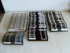 LOT OF 68 MIX SAMSUNG/HYNIX MICRON 4GB PC3  SERVER MEMORY