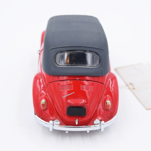 Franklin Mint 1:24 1967 Volkswagen Beetle Cabriolet Red #B11UB74 MISSING PIECE - Picture 7 of 17
